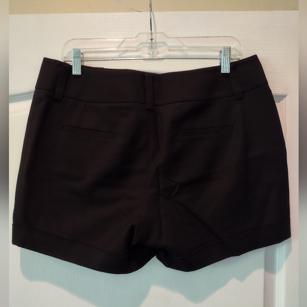 Vince Camuto Black Dress Shorts Size 10 Cotton - Picture 2 of 5